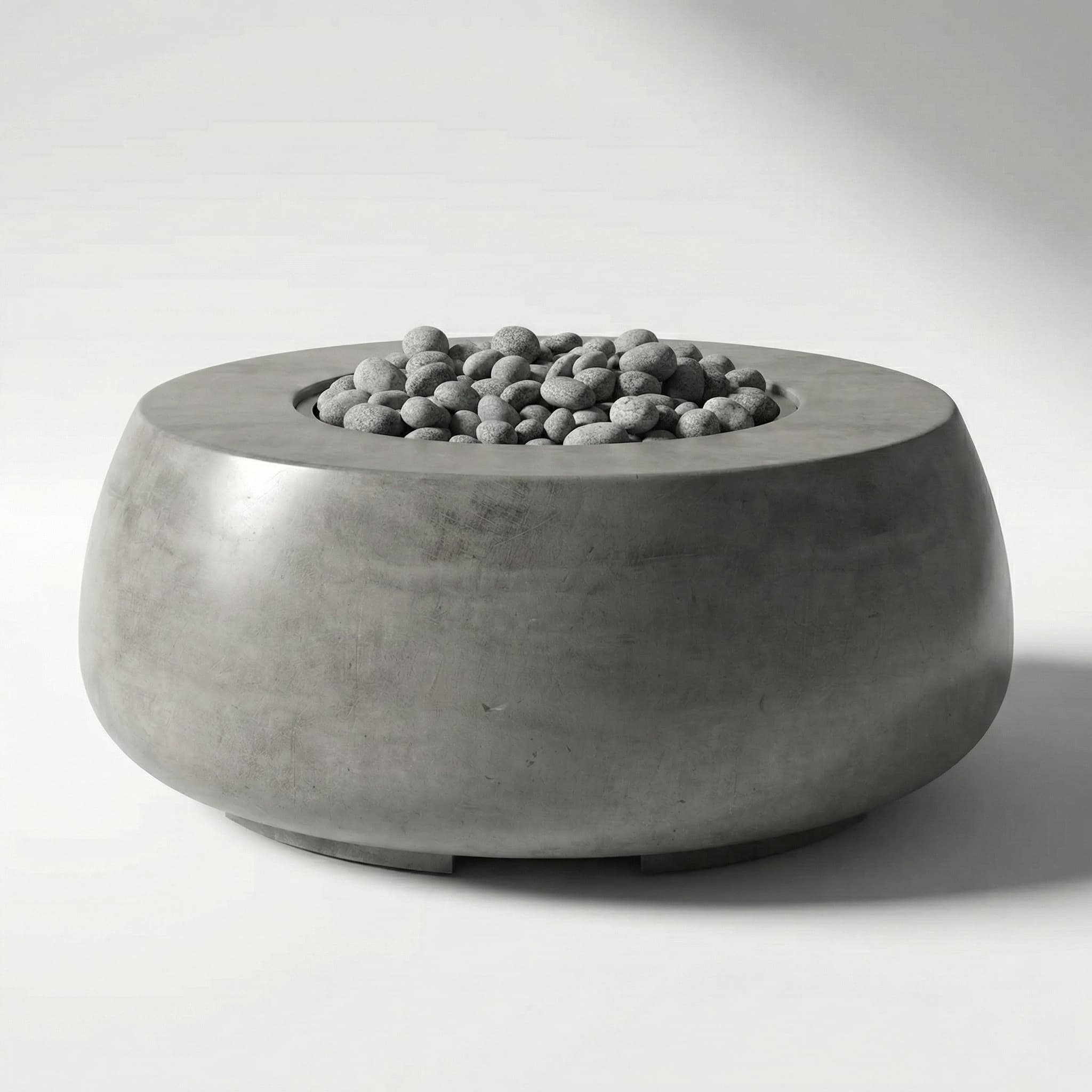 Prism Hardscapes Dune 42-Inch Round 65,000 BTU Gas Fire Pit Bowl
